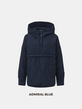 WarmCore™ Kangaroo Pocket Packable Quilted Puffer Hoodie