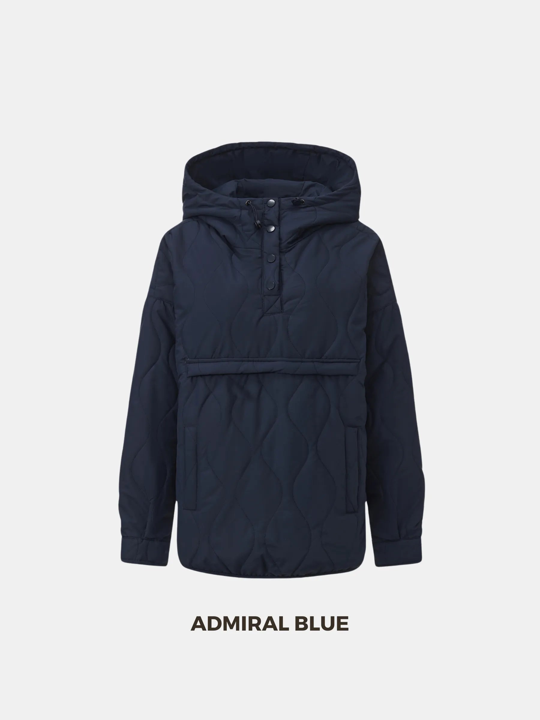 WarmCore™ Kangaroo Pocket Packable Quilted Puffer Hoodie