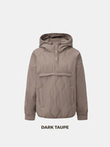 WarmCore™ Kangaroo Pocket Packable Quilted Puffer Hoodie