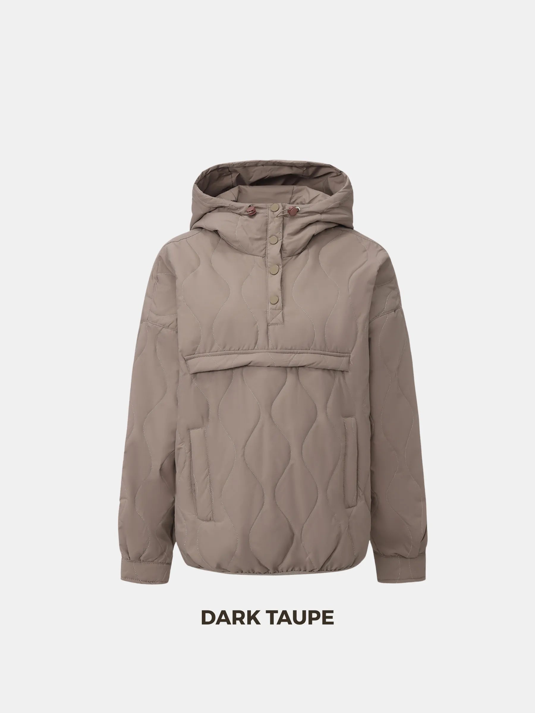 WarmCore™ Kangaroo Pocket Packable Quilted Puffer Hoodie