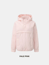 WarmCore™ Kangaroo Pocket Packable Quilted Puffer Hoodie
