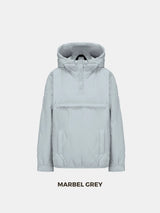 WarmCore™ Kangaroo Pocket Packable Quilted Puffer Hoodie