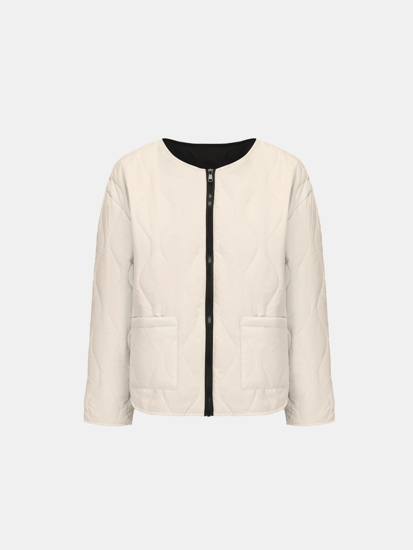 WarmCore™ Round Neck Quilted Puffer Jacket