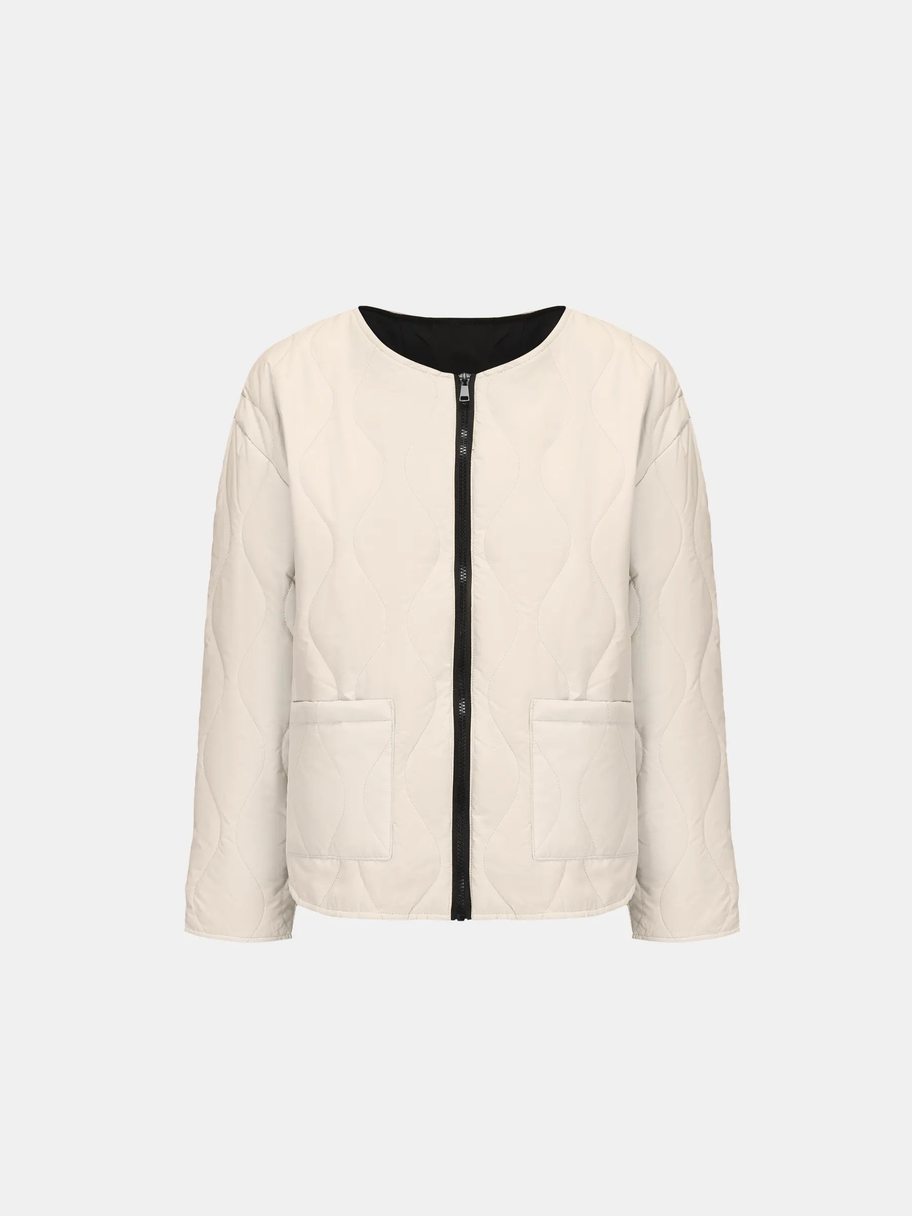 WarmCore™ Round Neck Quilted Puffer Jacket