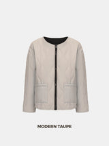 WarmCore™ Round Neck Quilted Puffer Jacket