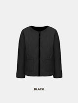 WarmCore™ Round Neck Quilted Puffer Jacket