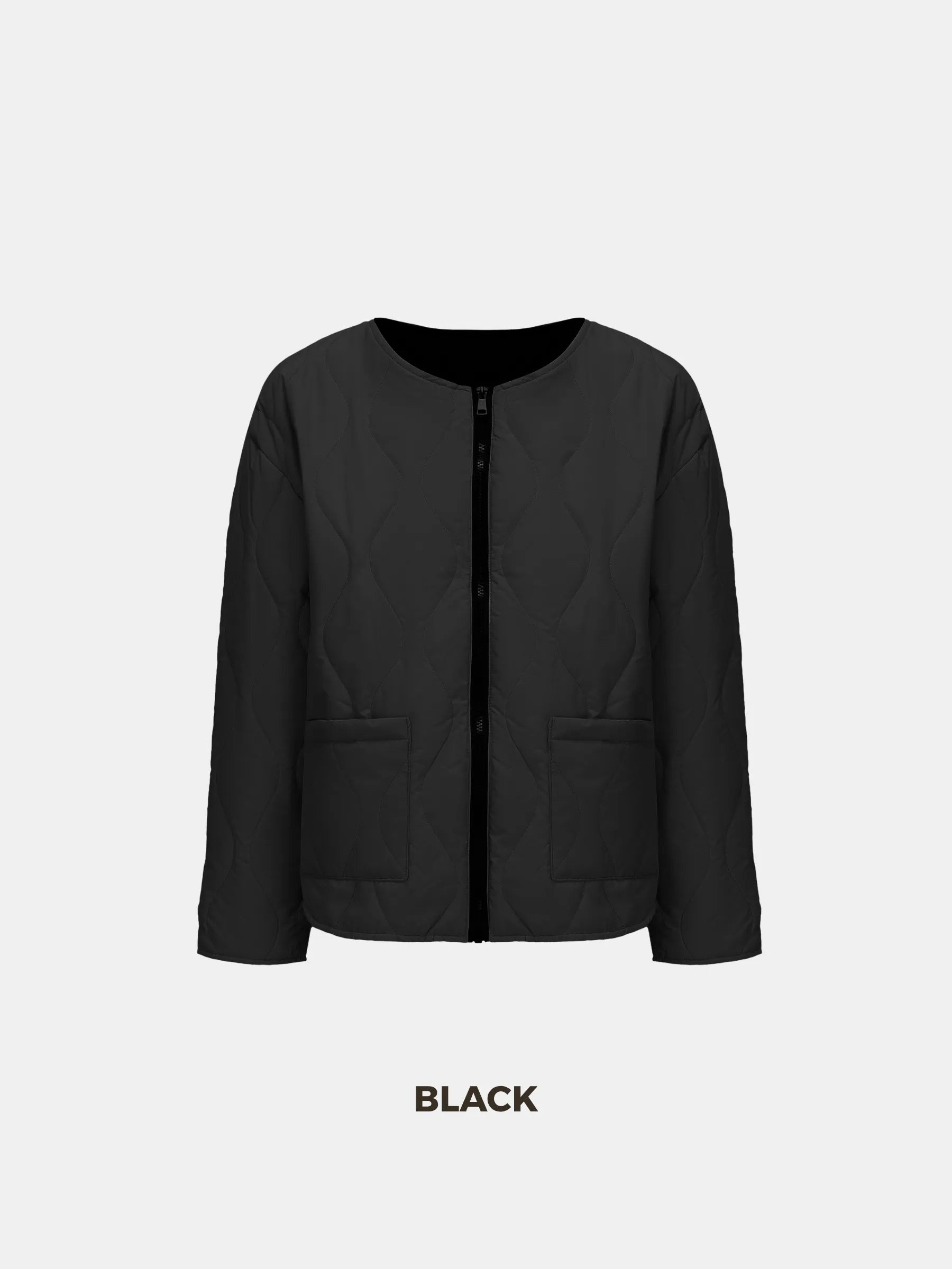 WarmCore™ Round Neck Quilted Puffer Jacket