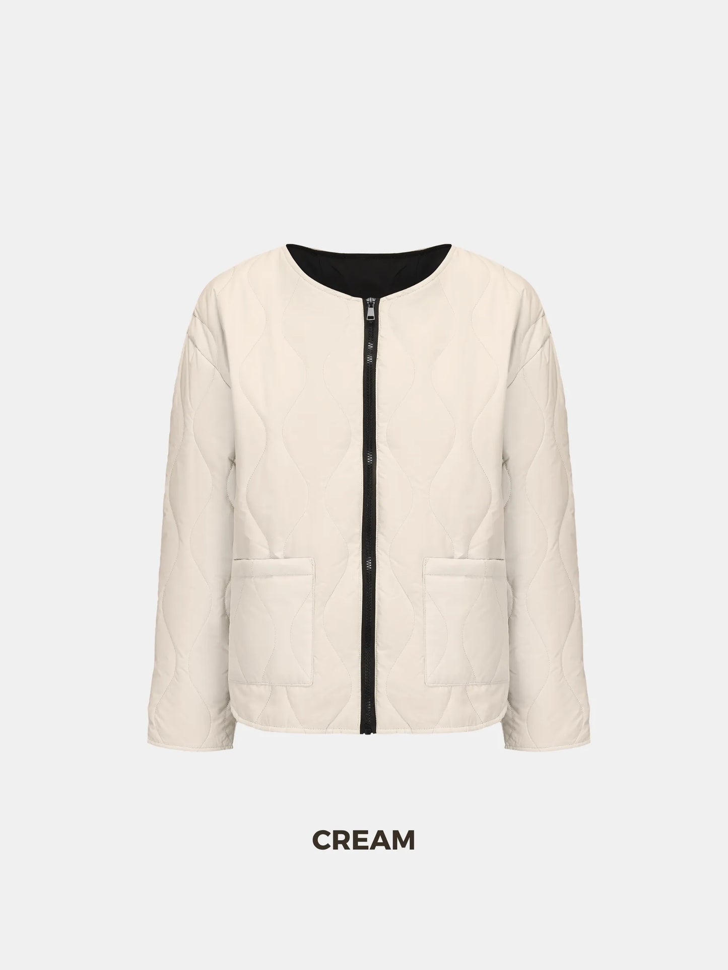 WarmCore™ Round Neck Quilted Puffer Jacket