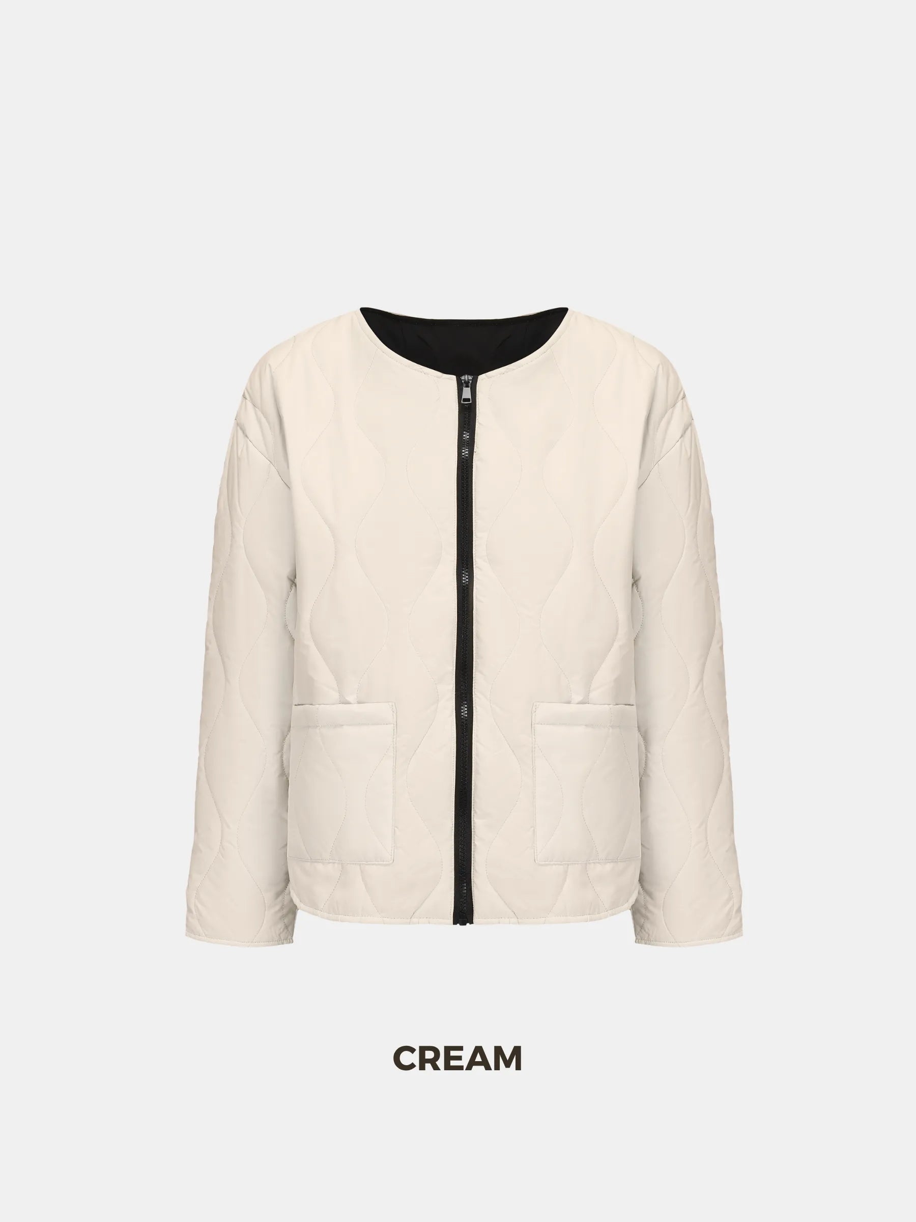WarmCore™ Round Neck Quilted Puffer Jacket