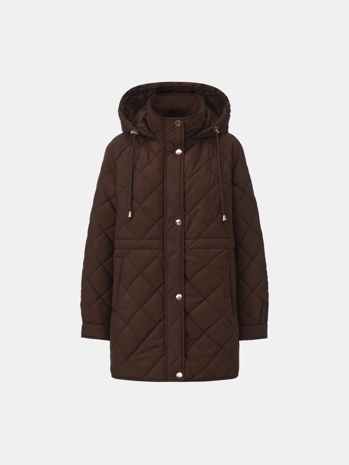 WarmCore™ Mid Length Diamond Quilted Puffer