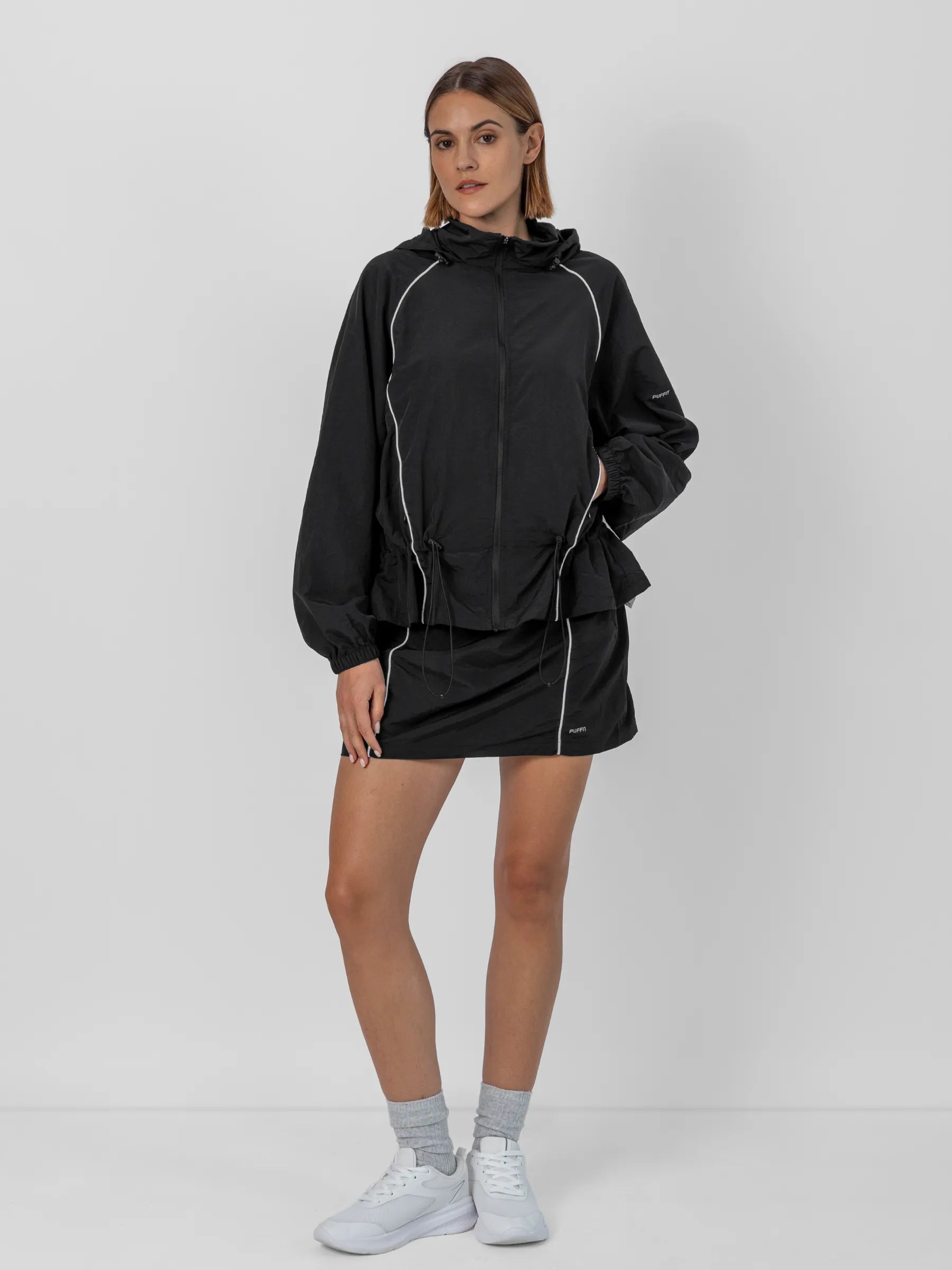 FlowCore™ Water Repellent Full-Zip Hooded Track Jacket