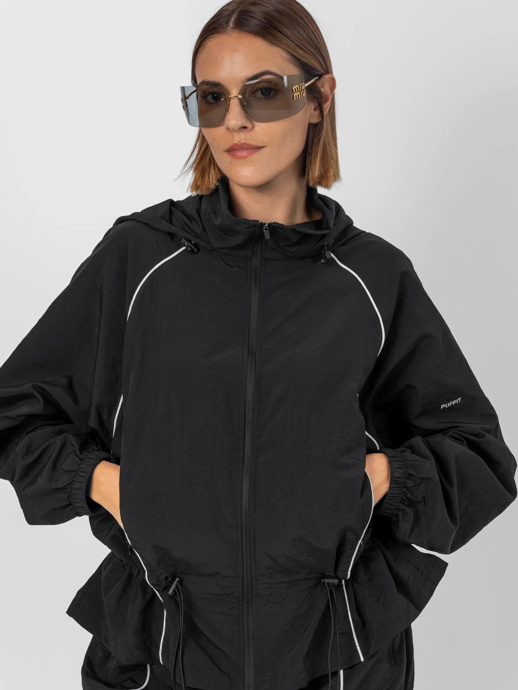 FlowCore™ Water Repellent Full-Zip Hooded Track Jacket