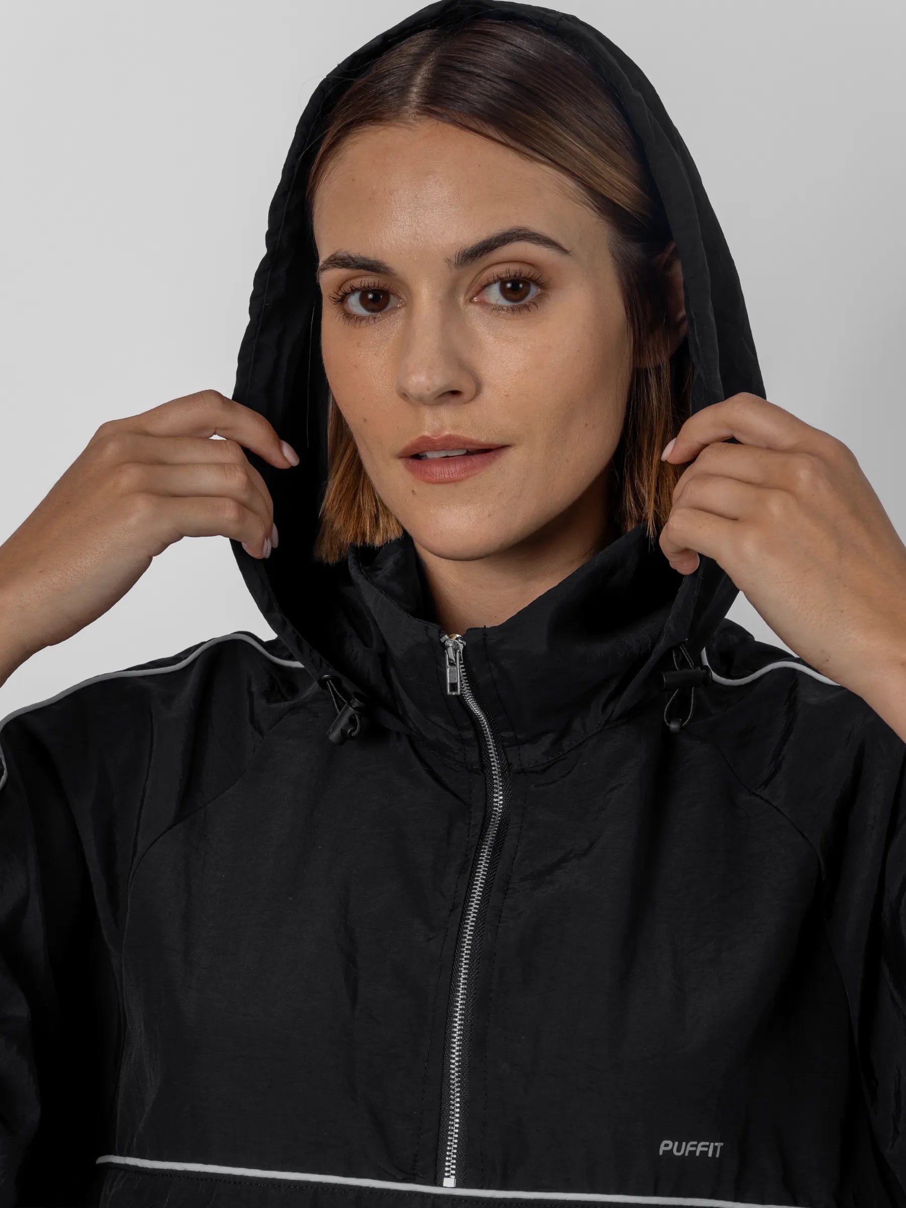 FlowCore™ Water Repellent Relaxed Fit Track Anorak Jacket