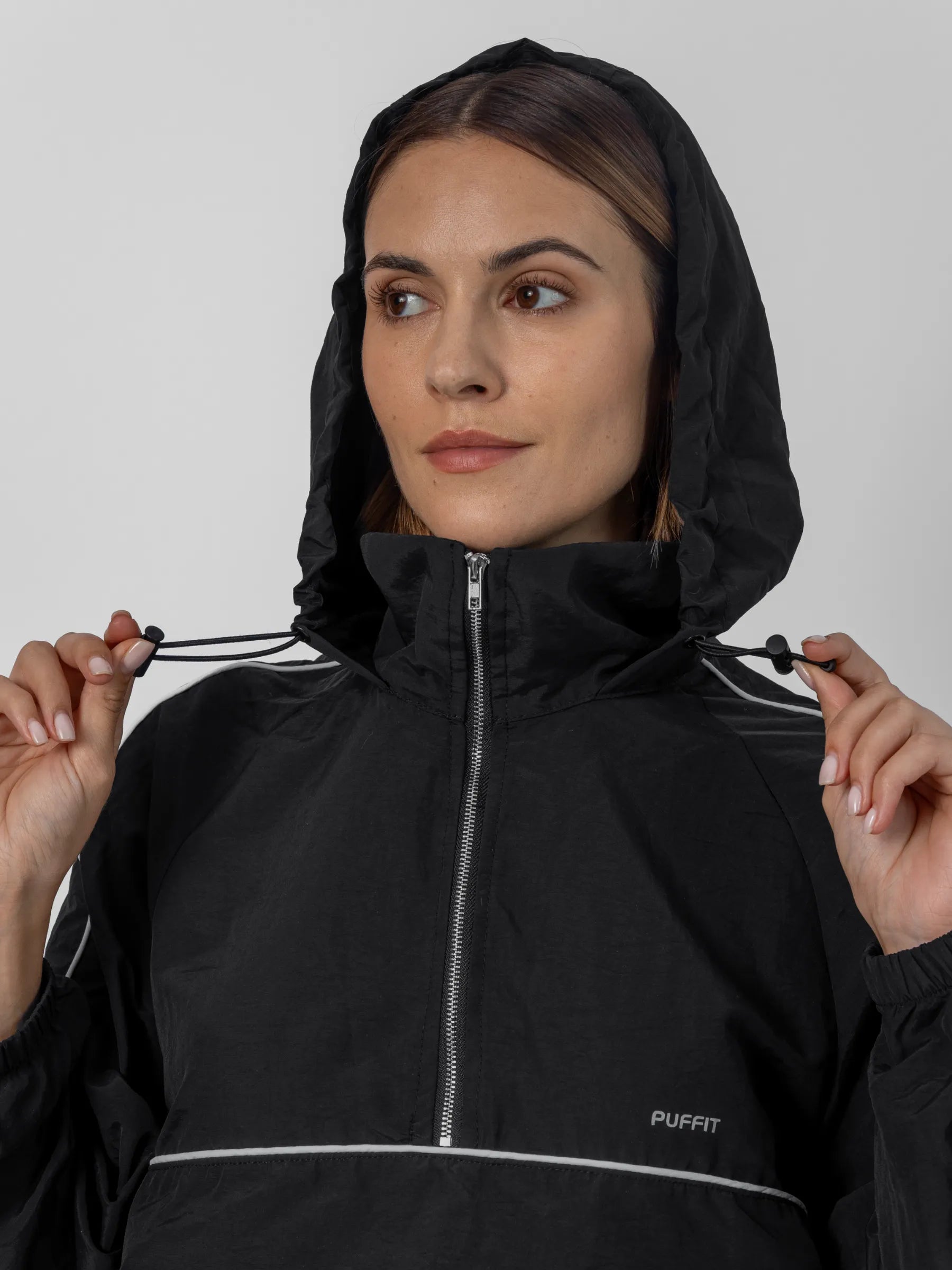 FlowCore™ Water Repellent Relaxed Fit Track Anorak Jacket