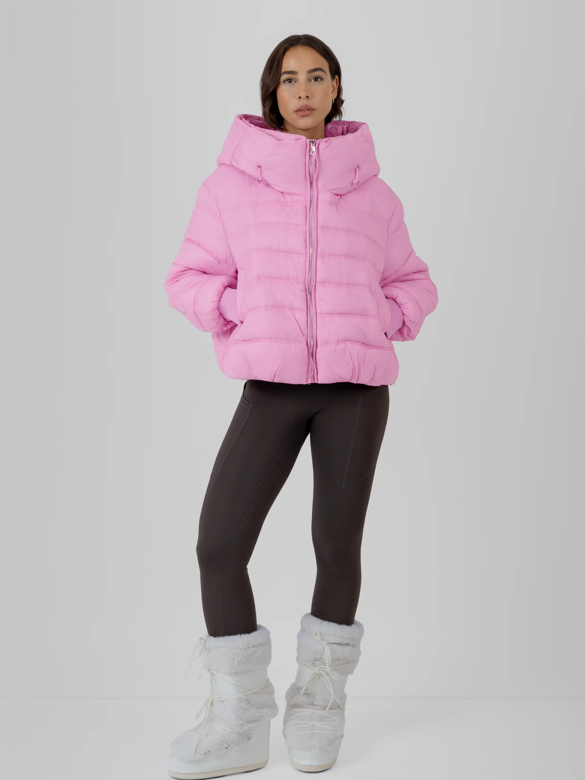 WarmCore™ Oversized Hood Short Puffer Jacket