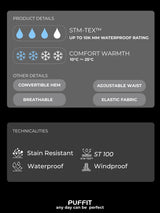 STM-TEX™ Waterproof Slim Fit Flared Pants