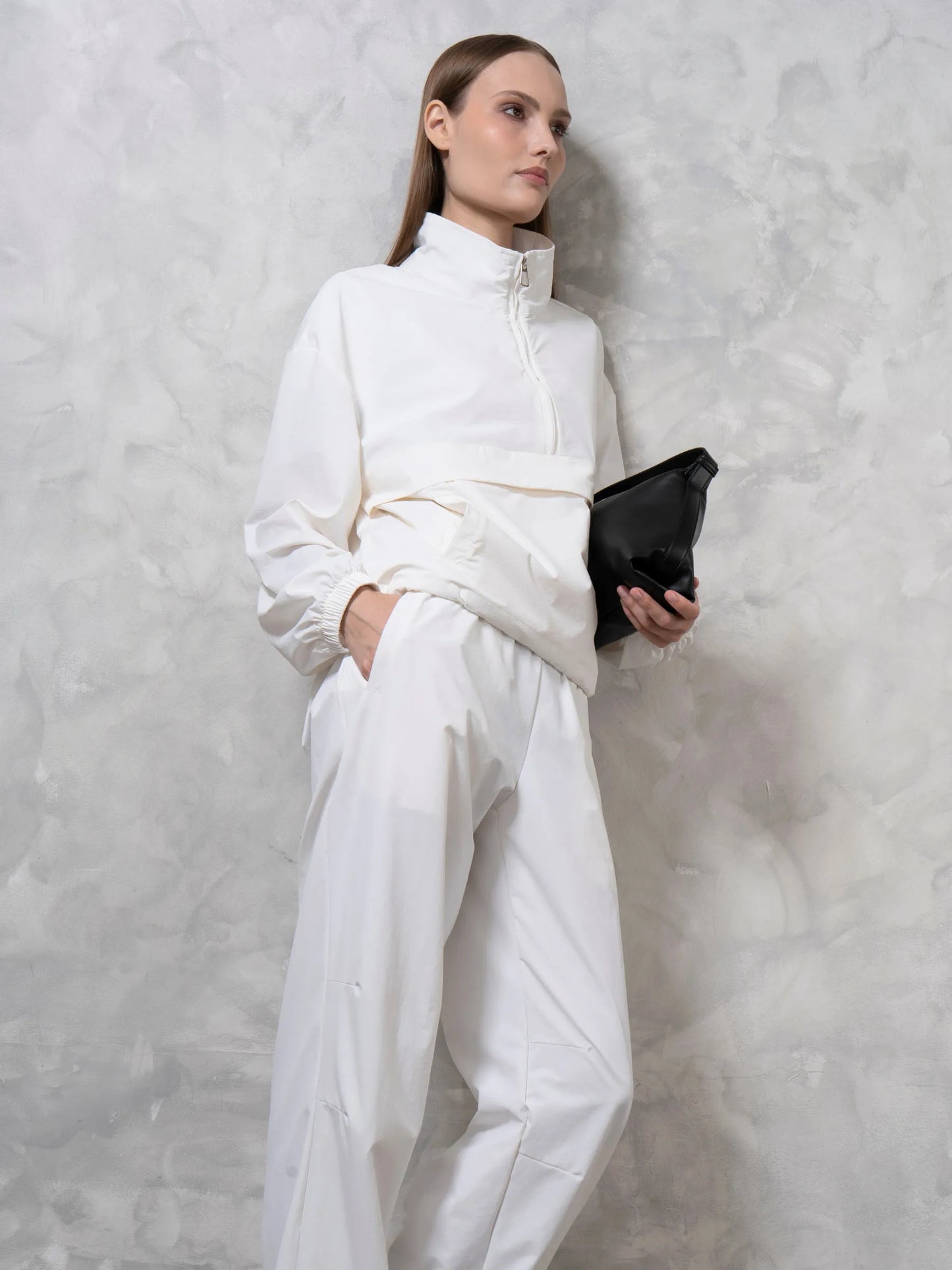 FreshWave™ High Waisted Drawstring Utility Trousers