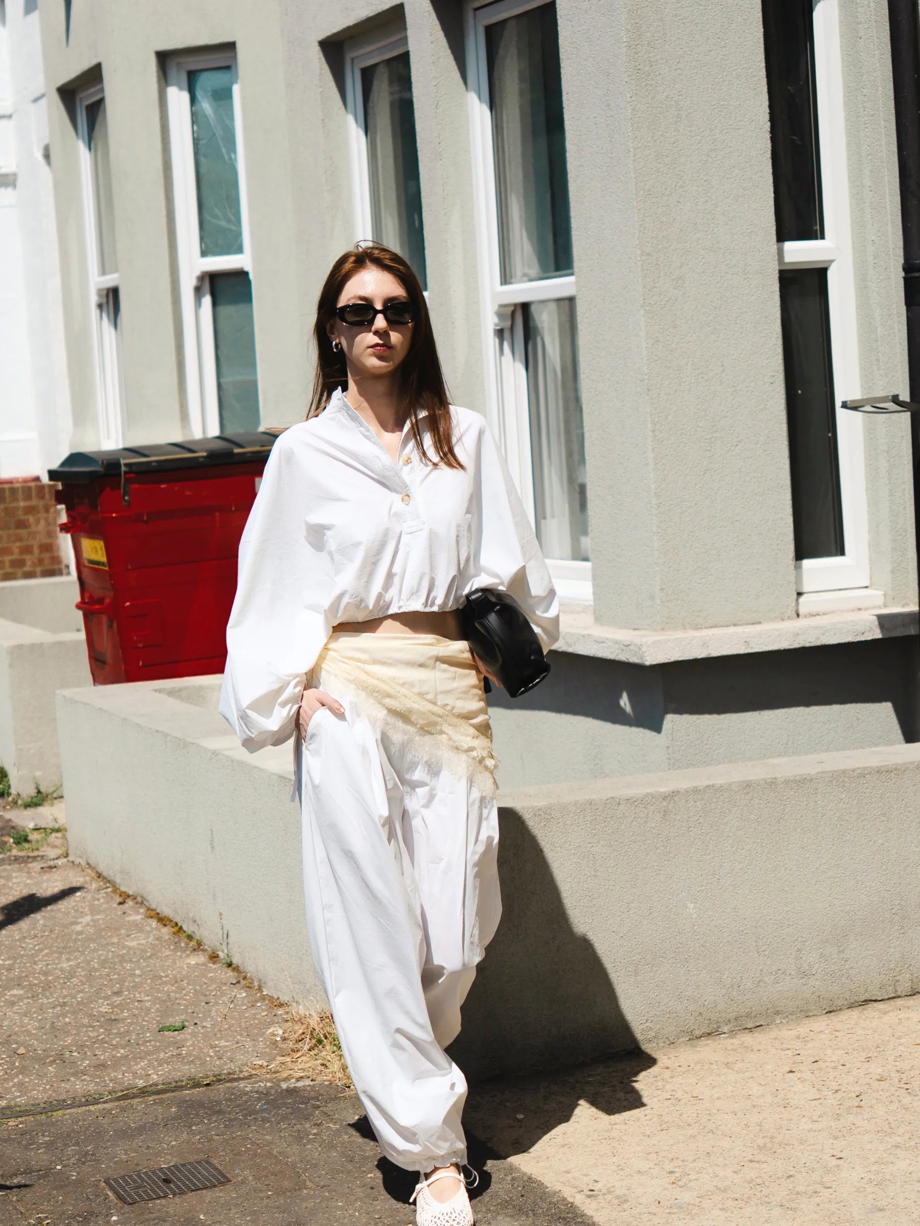 FreshWave™ High Waisted Drawstring Utility Trousers