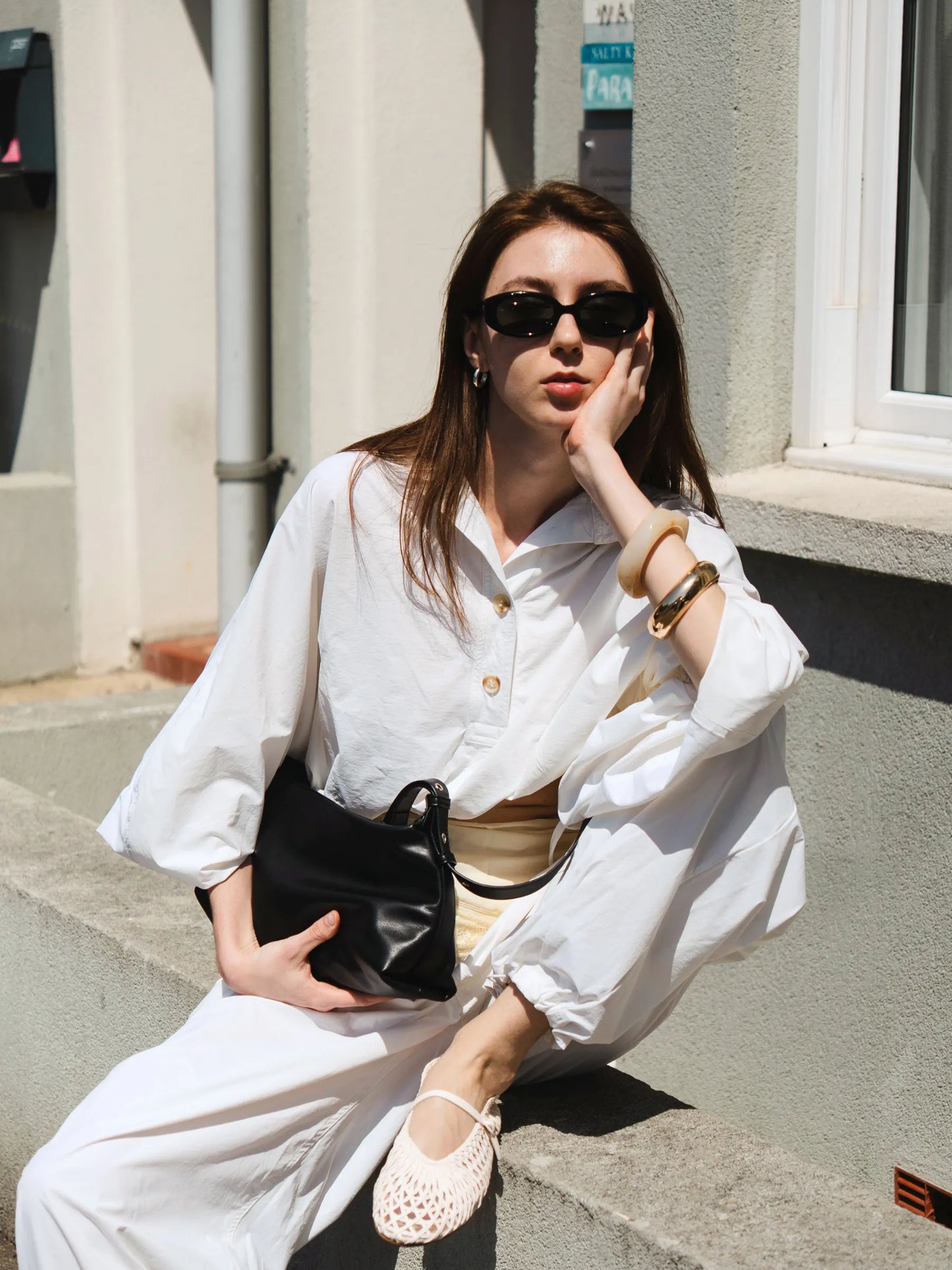 FreshWave™ High Waisted Drawstring Utility Trousers