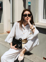 FreshWave™ High Waisted Drawstring Utility Trousers