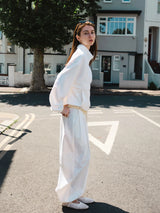 FreshWave™ High Waisted Drawstring Utility Trousers