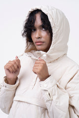 WarmCore™ Kangaroo Pocket Packable Quilted Puffer Hoodie