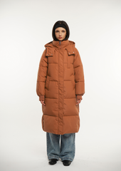 Hooded Long Puffer Jacket