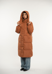 Hooded Long Puffer Jacket