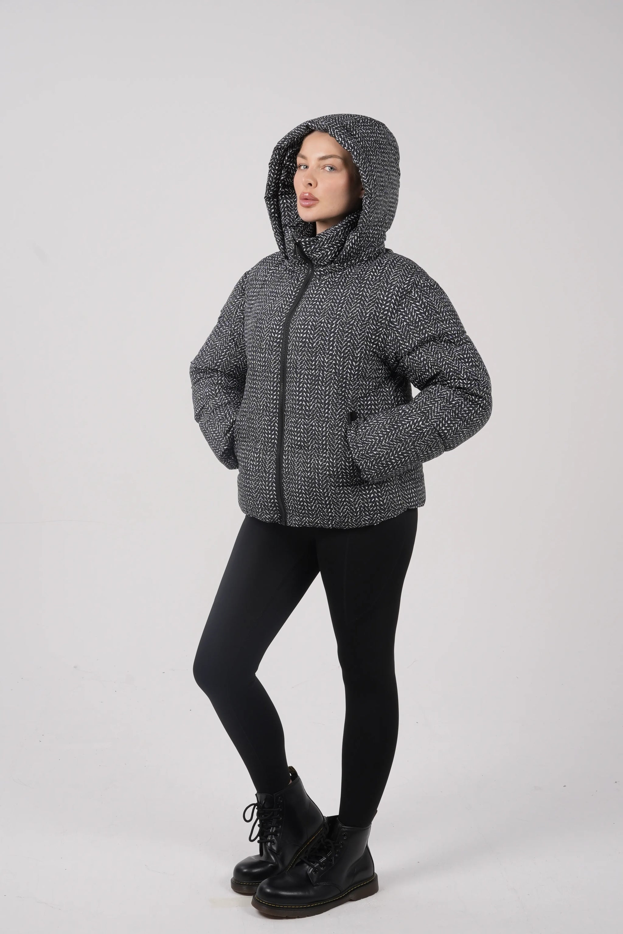 WarmCore™ Classic Short Detachable Hooded Puffer Jacket