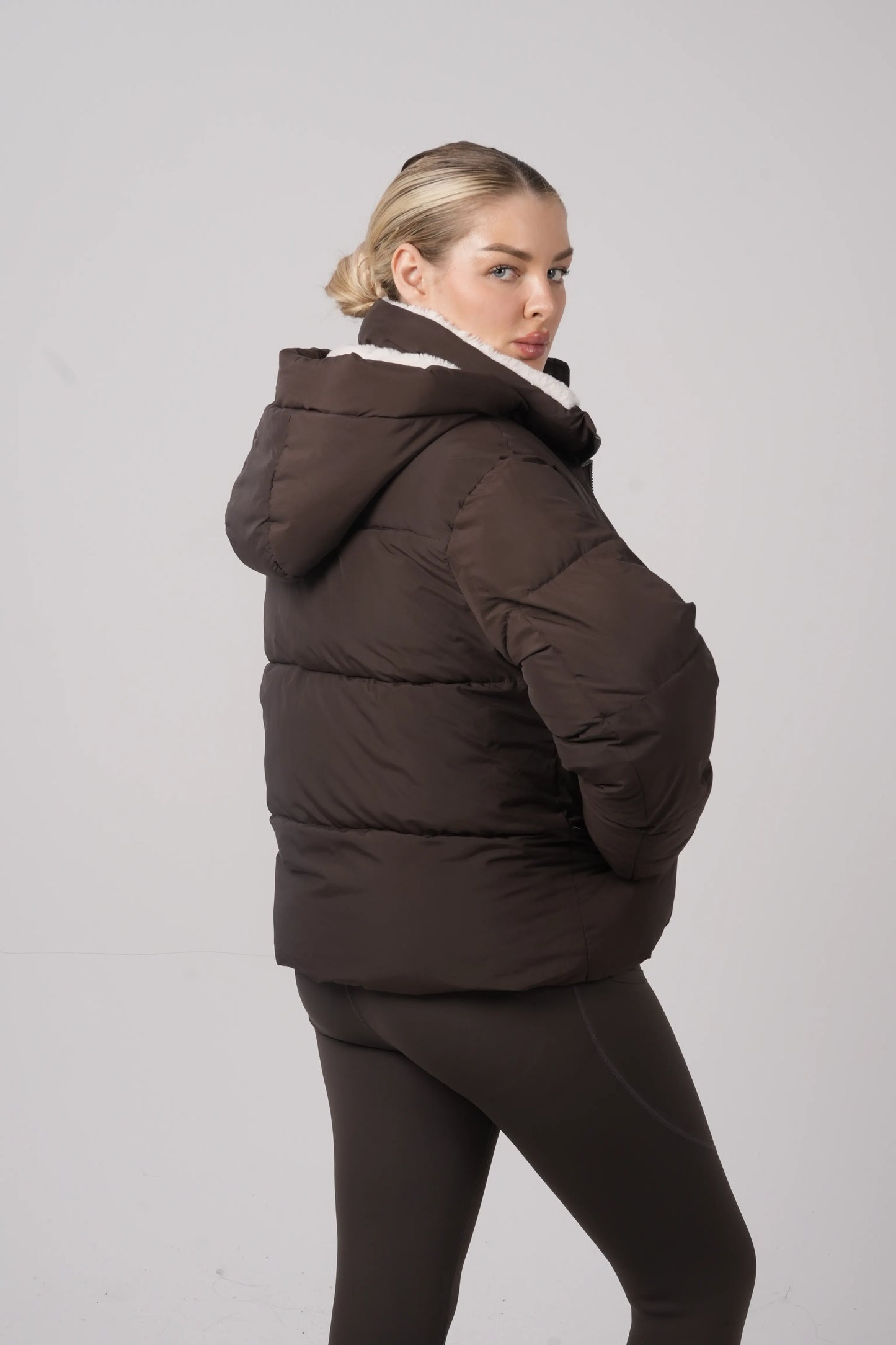 WarmCore™ Classic Short Detachable Hooded Puffer Jacket
