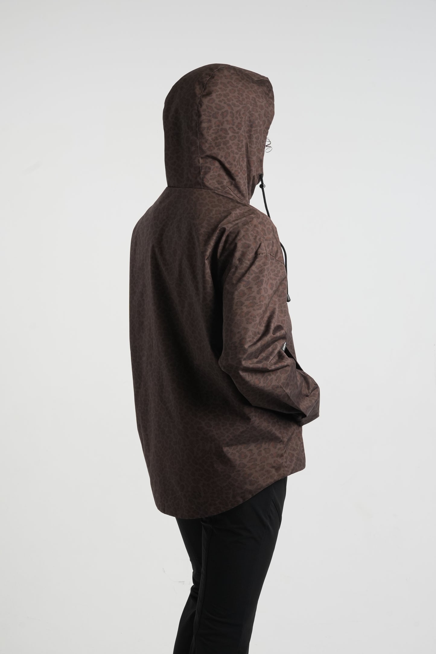 STM-TEX™ Leopard Oversized Rain Hoodie