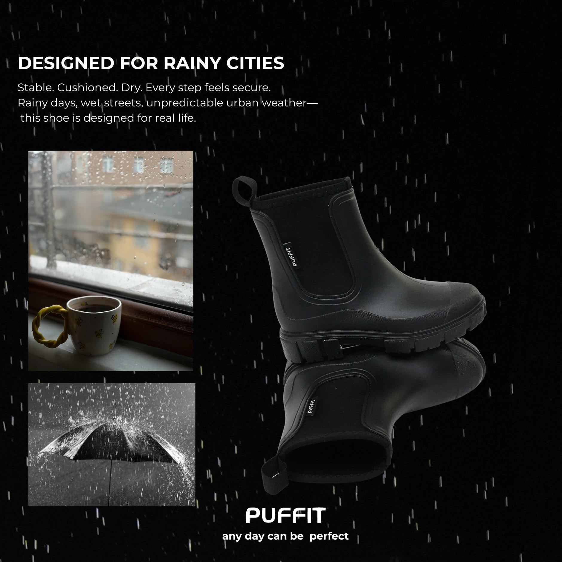 STM-TEX™ Waterproof Rain Boots