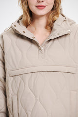 Hooded Water-Repellent Oversize Padded Tops Coat