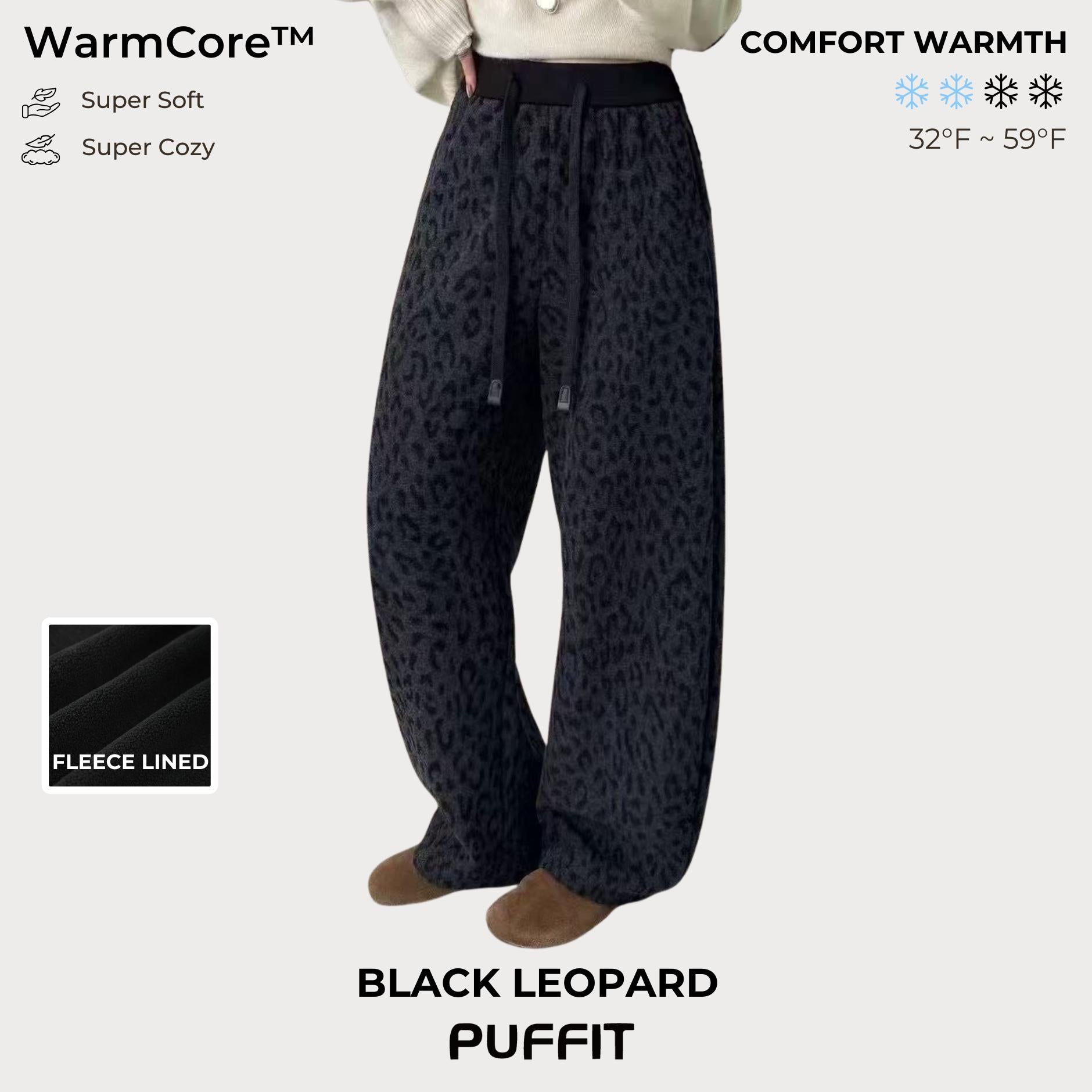 WarmCore™ Cozy Fleece Lined Leopard Pants