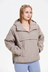 Hooded Water-Repellent Oversize Padded Tops Coat