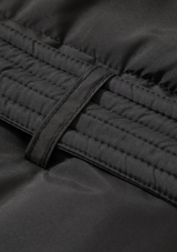 WarmCore™ Extra Long Length Belted Button Puffer
