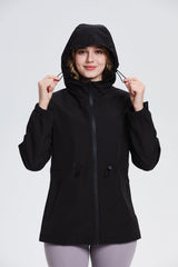 Women's Lightweight Water-repellent Long Jacket