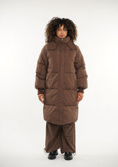 Hooded Long Puffer Jacket