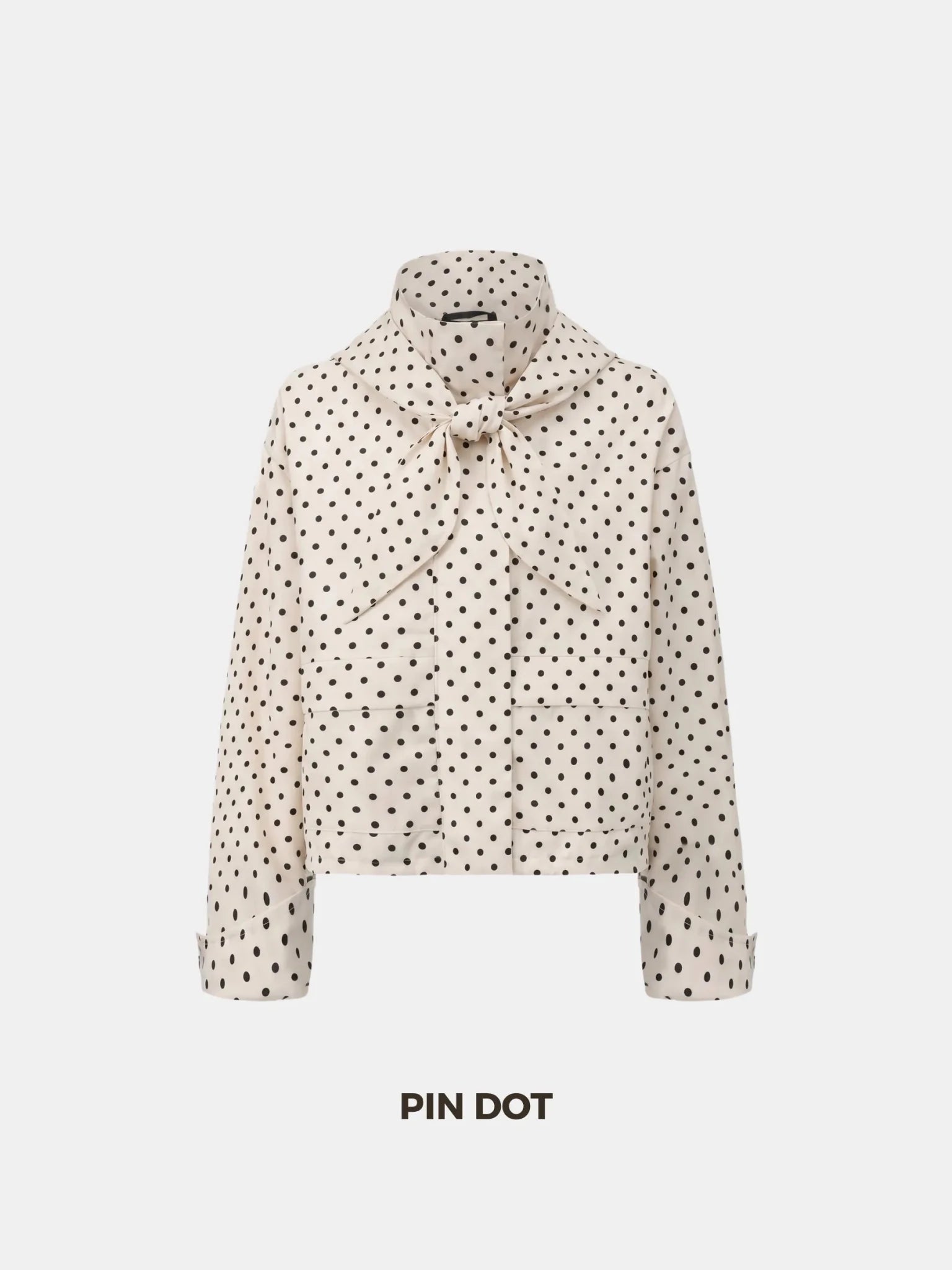 Effortless Style Funnel Collar Bomber Jacket With Hooded Scarf - PUFFIT