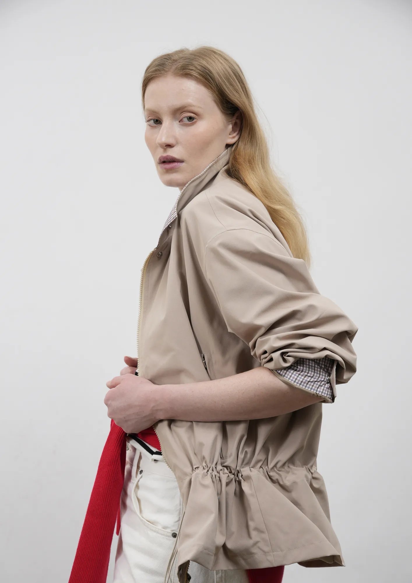 Effortless Style High Convertible Collar Jacket - PUFFIT