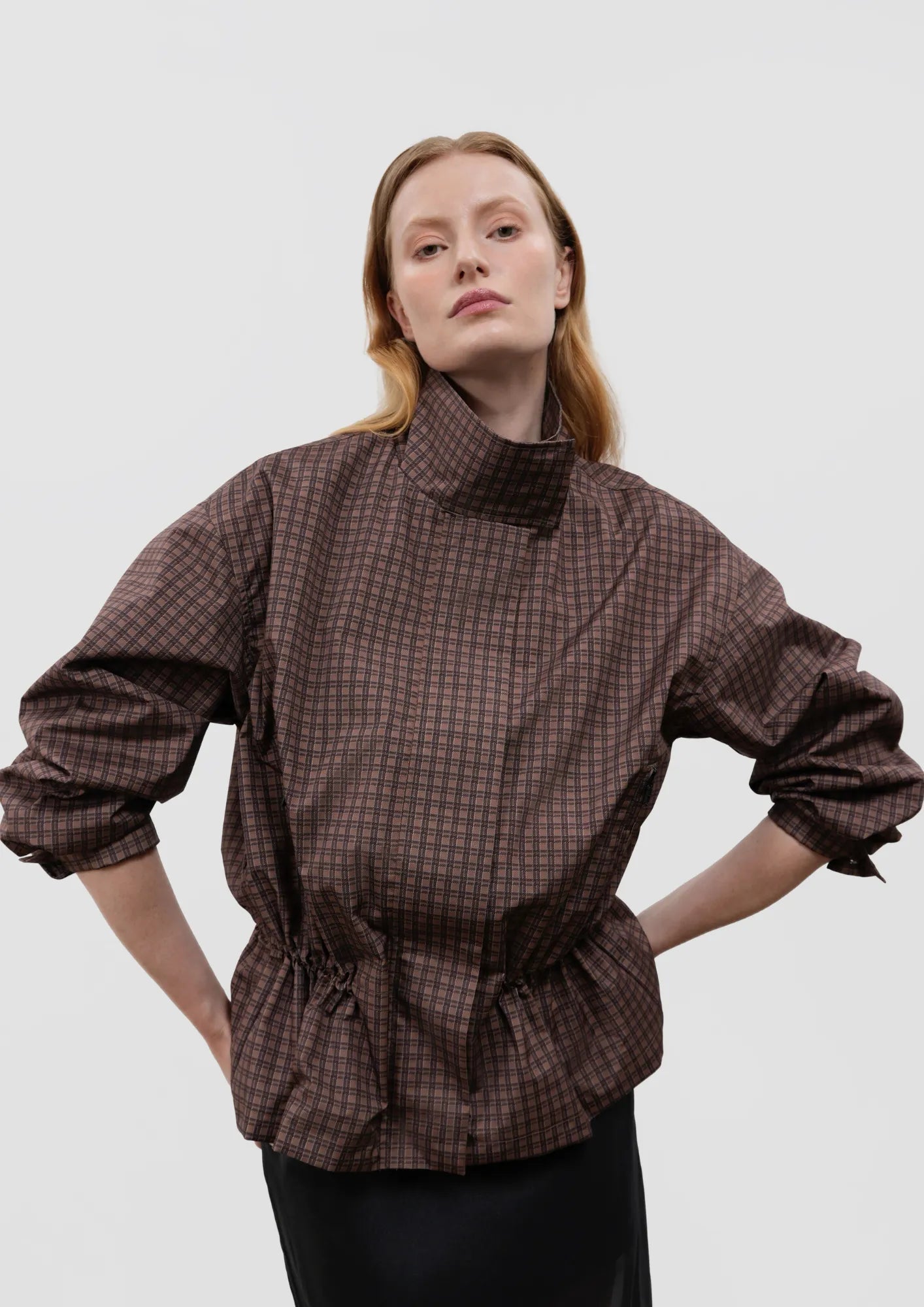 Effortless Style High Convertible Collar Jacket - PUFFIT