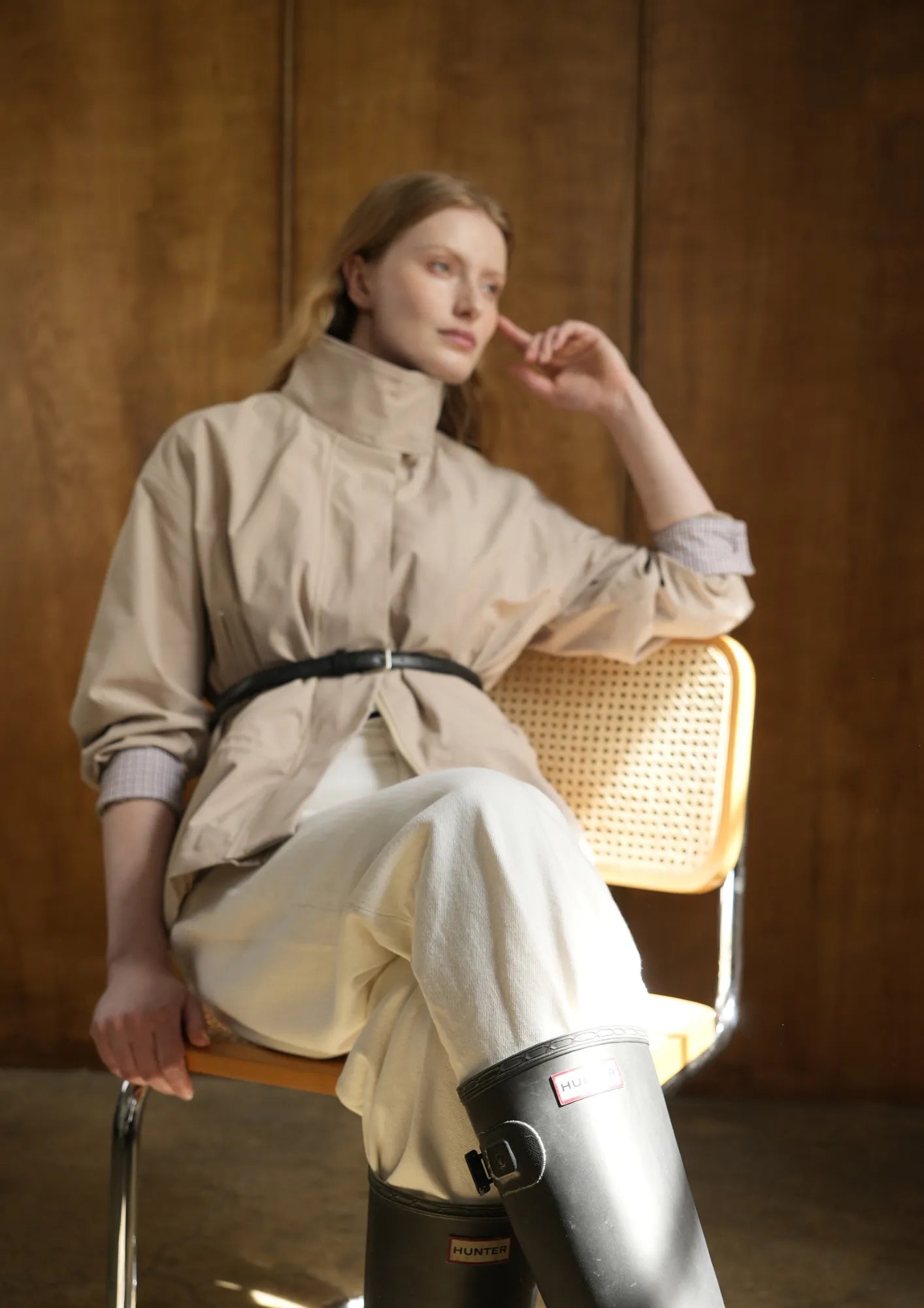 Effortless Style High Convertible Collar Jacket - PUFFIT