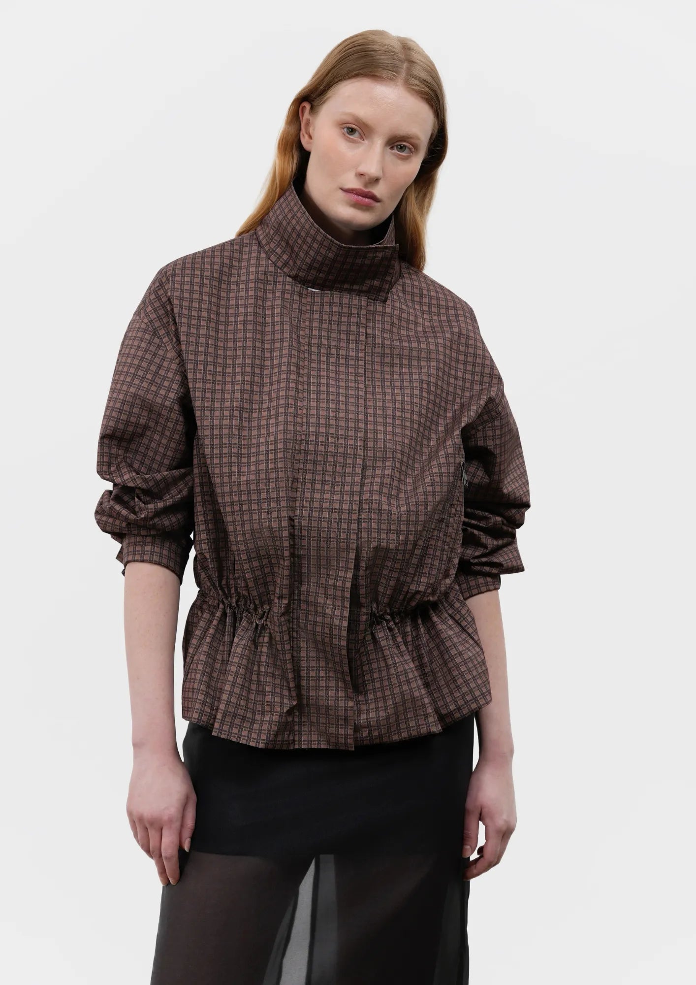Effortless Style High Convertible Collar Jacket - PUFFIT