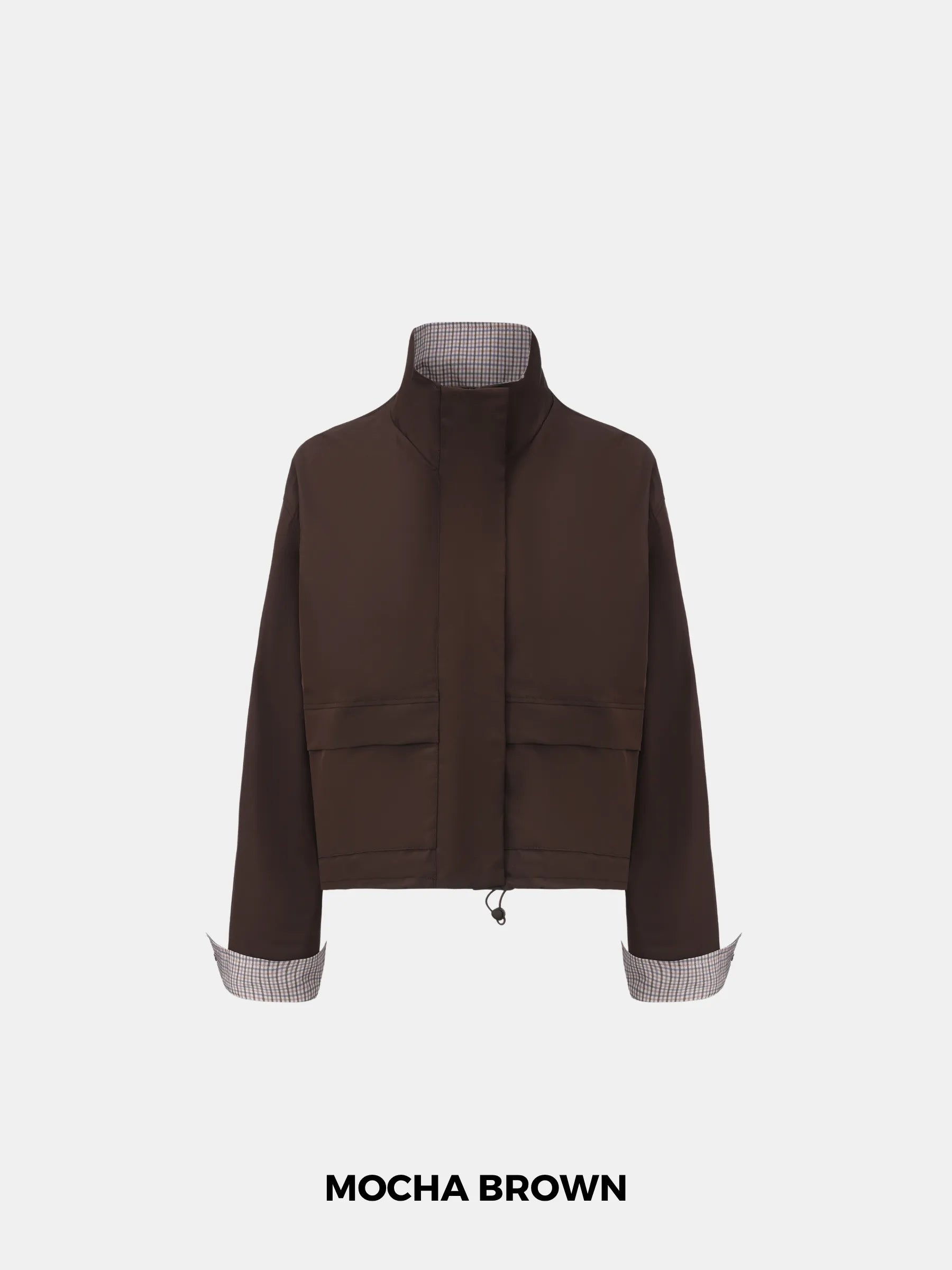 Effortless Style Stand Collar Bomber Jacket- Stay Puffit - PUFFIT
