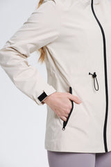 Women's Lightweight Water-repellent Long Jacket