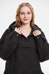 Hooded Water-Repellent Oversize Padded Tops Coat