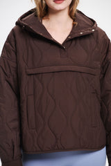 Hooded Water-Repellent Oversize Padded Tops Coat