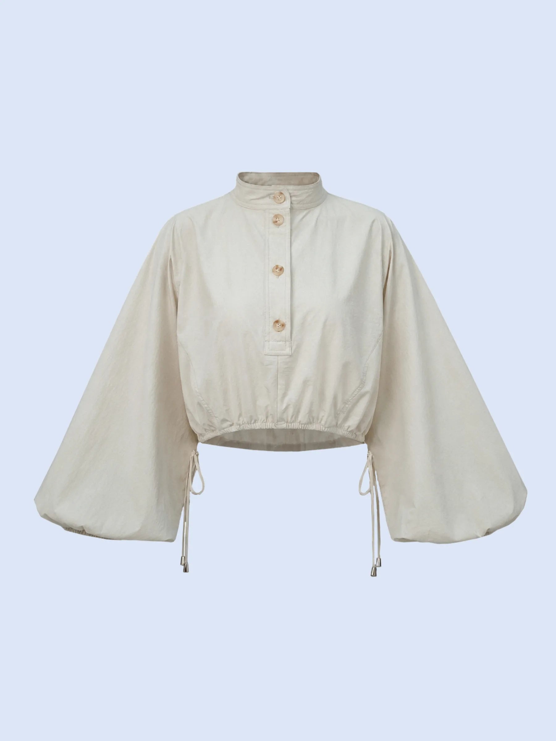 FreshWave™ Drawstring Waist Blouse - PUFFIT