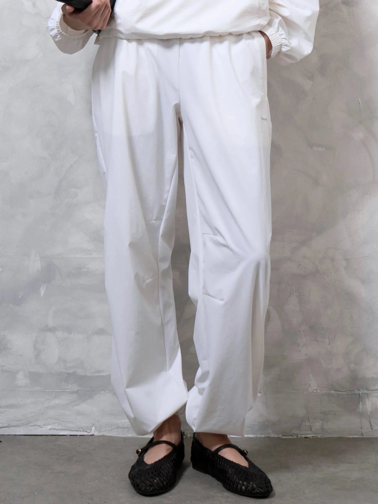 FreshWave™ High Waisted Drawstring Utility Trousers - PUFFIT