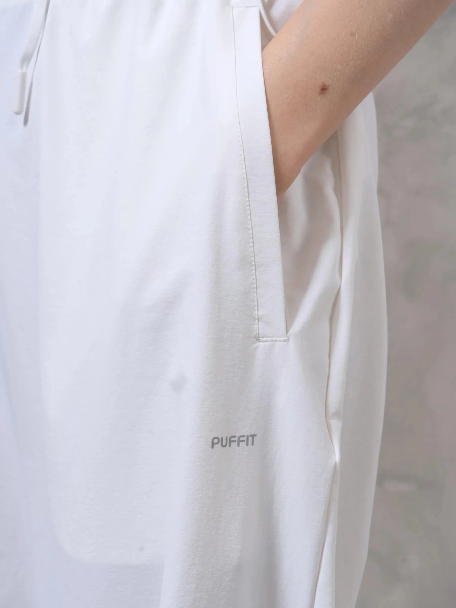 FreshWave™ High Waisted Drawstring Utility Trousers - PUFFIT